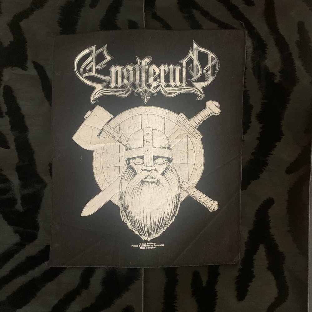 2/$25 Ensiferum Backpatch